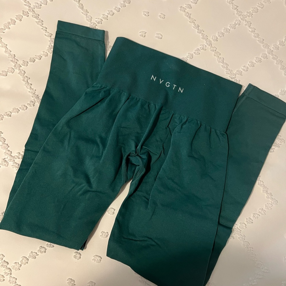 NVGTN Kids Green Leggings